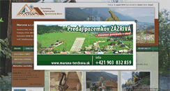Desktop Screenshot of maruna-terchova.sk